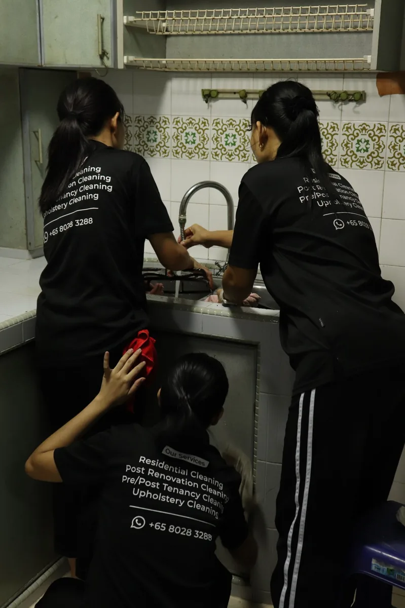 Sparkle Pro cleaning team at work