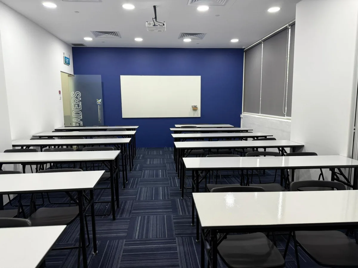 Office cleaning result — clean classroom
